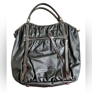 MZ WALLACE New York Bedford Bianca Black Nylon Shoulder Bag